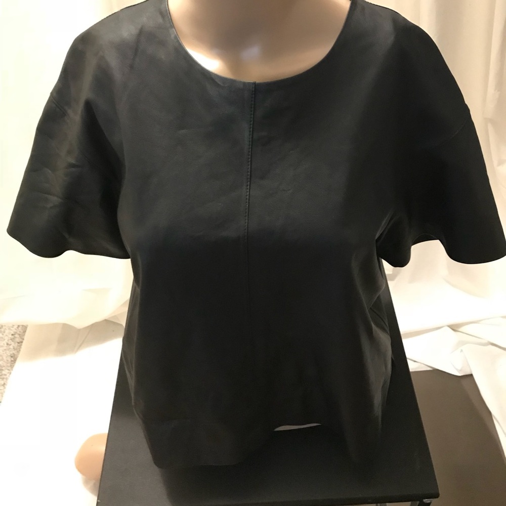 T by Alexander Wang leather top